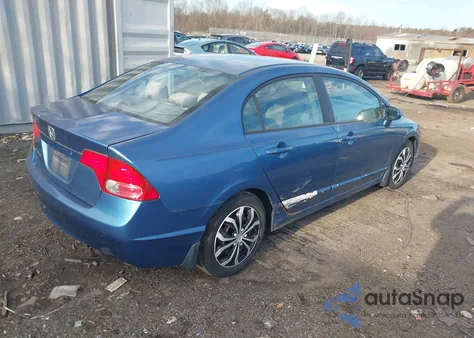2006 Honda Civic Lx из США, поврежденный, VIN 1HGFA16596L052316